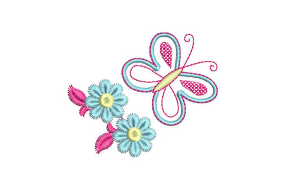 Butterfly with Flowers: A Spring Delight