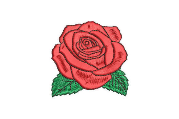 Elegant Rose with Green Leaves for Business Use