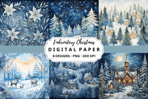 Embroidery Christmas Backgrounds: A Designer's Review