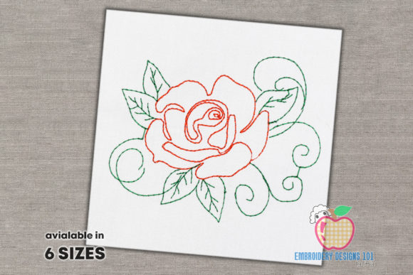 Outline Rose: A Delicate Touch for Personalized Gifts